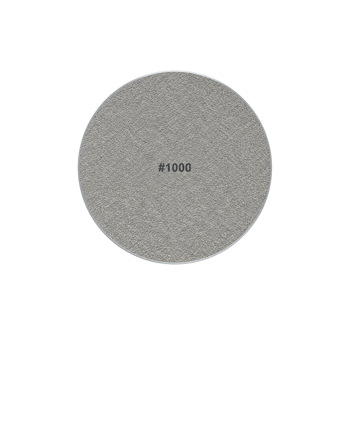 #1000 Sharpening Disc on an ivory background