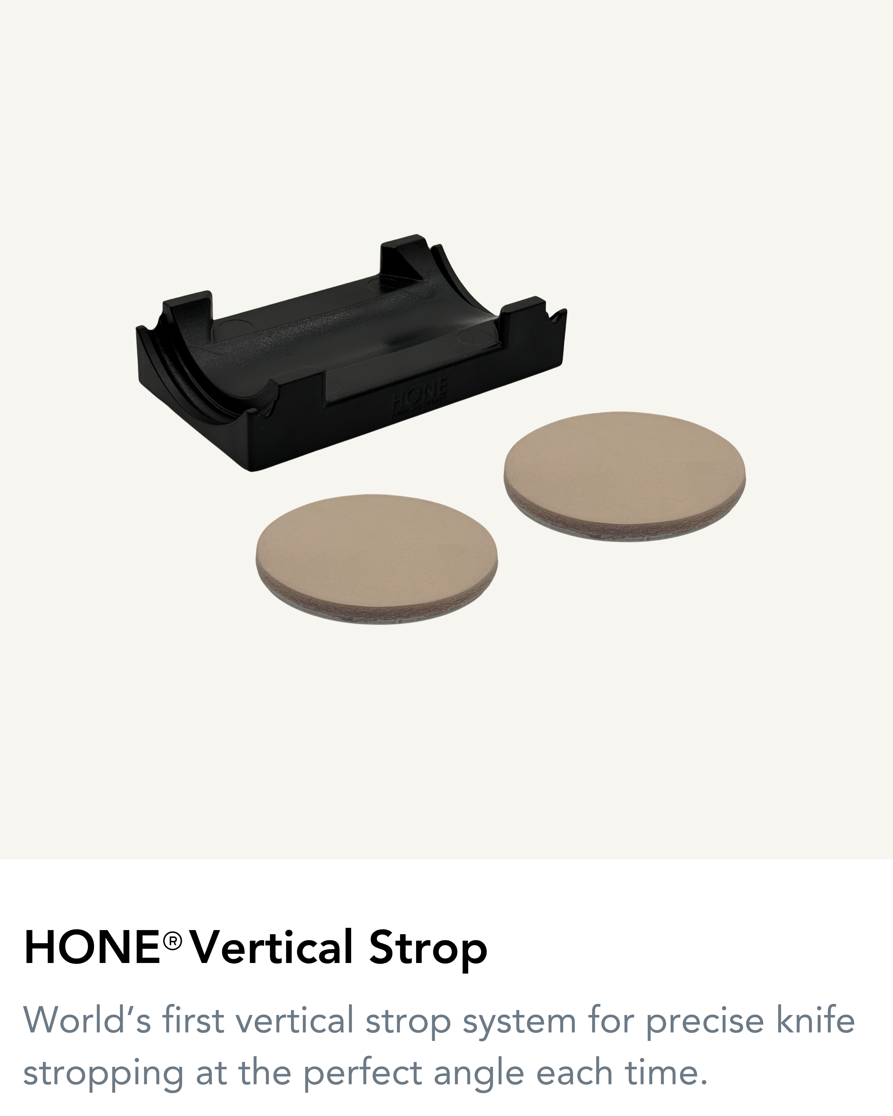HONE Vertical Leather Strop