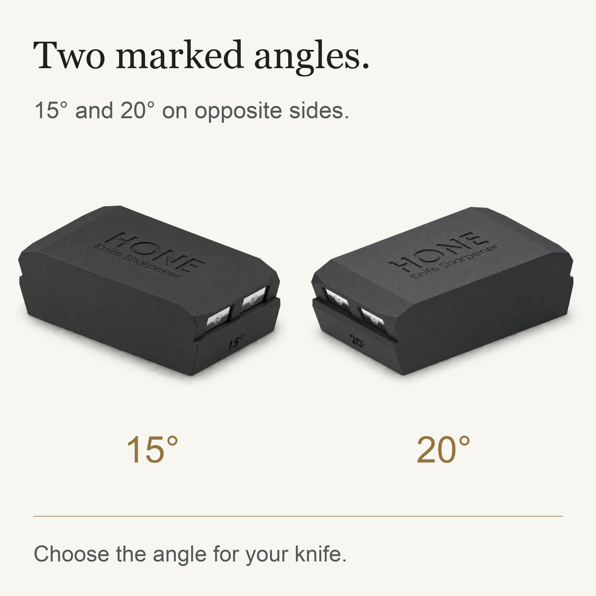 HONE Fillet Knife Holder — Marked Angles