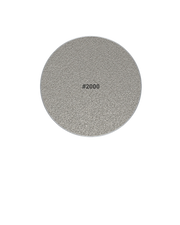 #2000 Sharpening Disc on an ivory background