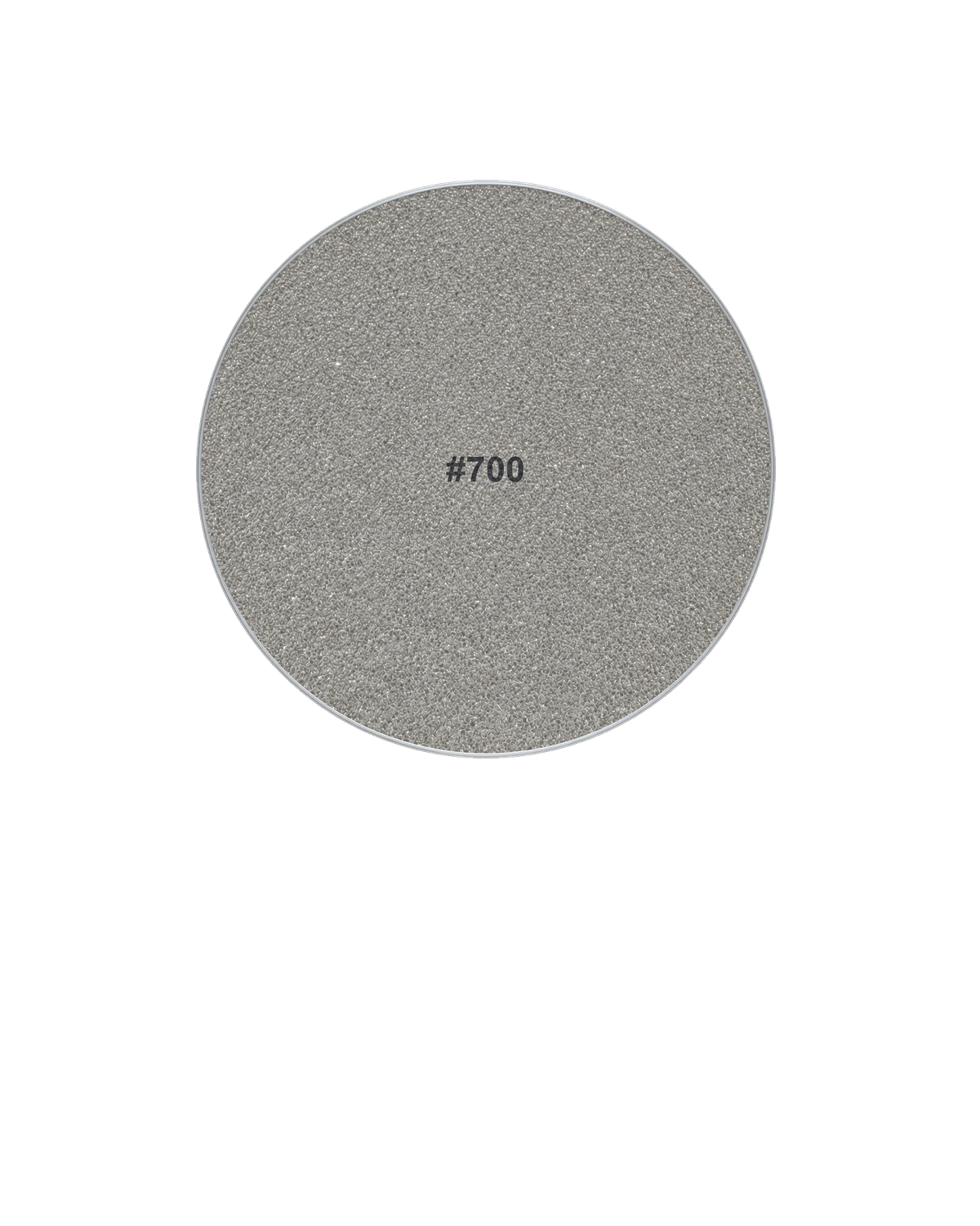 HONE #700 diamond disc with lighter silver-gray surface