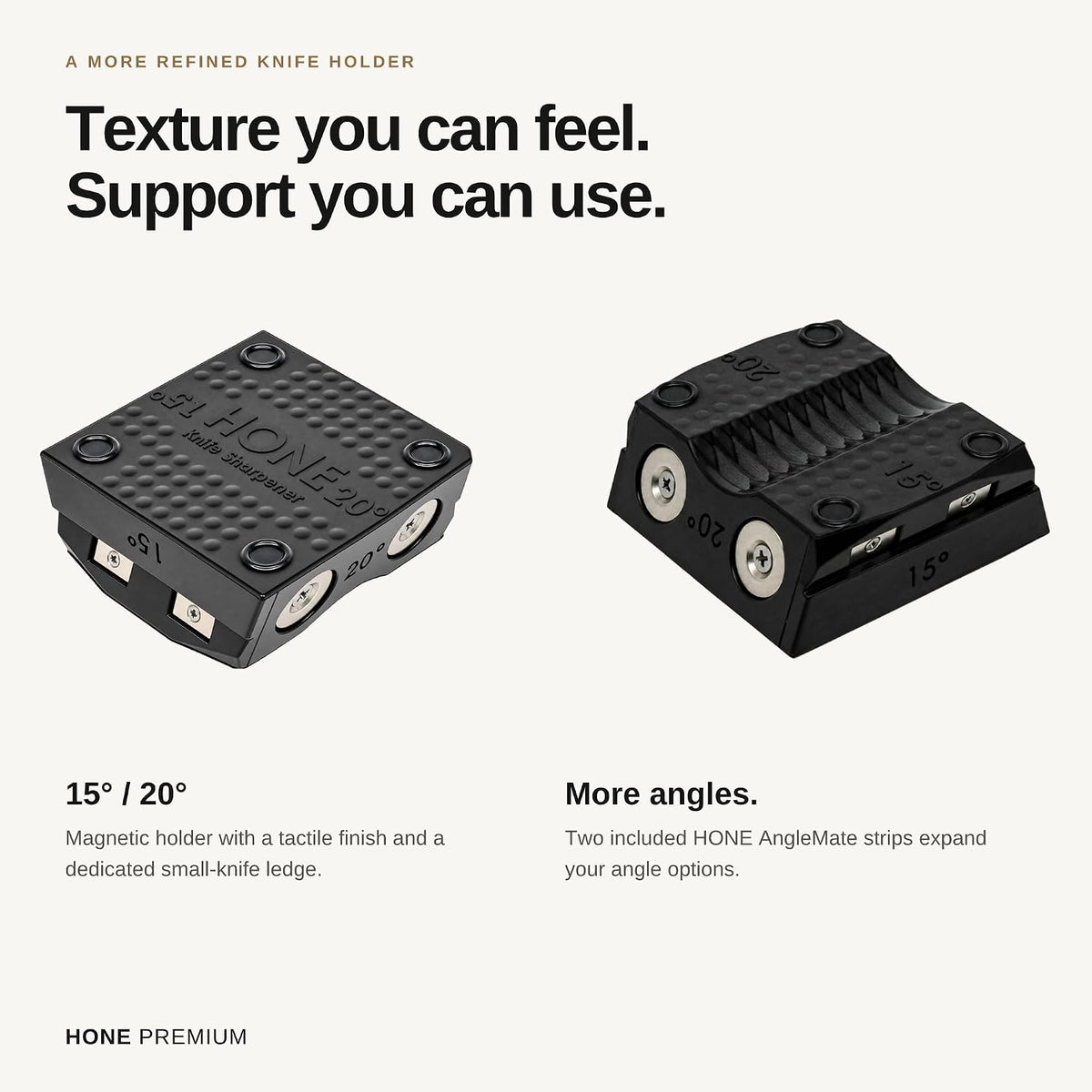 HONE PREMIUM — Knife Holder and angle options